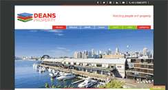 Desktop Screenshot of deansproperty.com.au