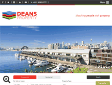 Tablet Screenshot of deansproperty.com.au